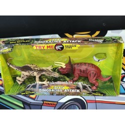 2 Dinosaurios Triceratops y...
