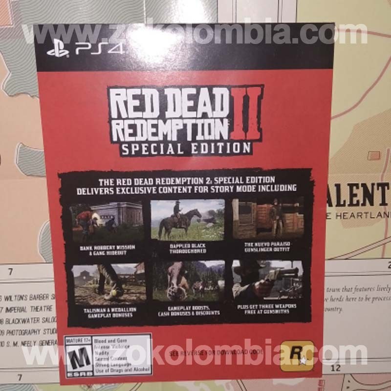 red dead redemption 2 ps4 edicion especial